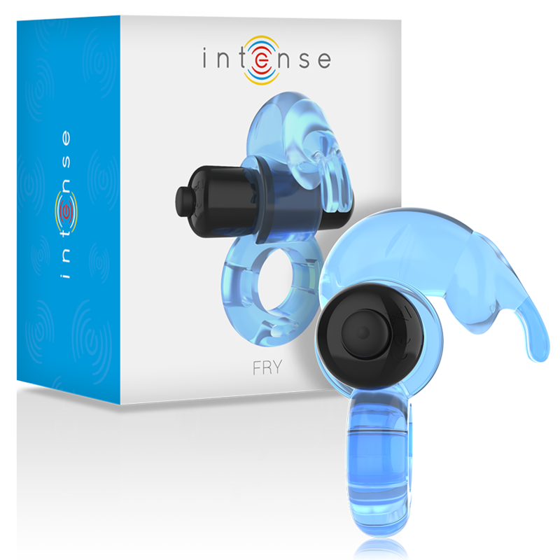 INTENSE FOR HIM Fry Blue anillo vibrador para el pene