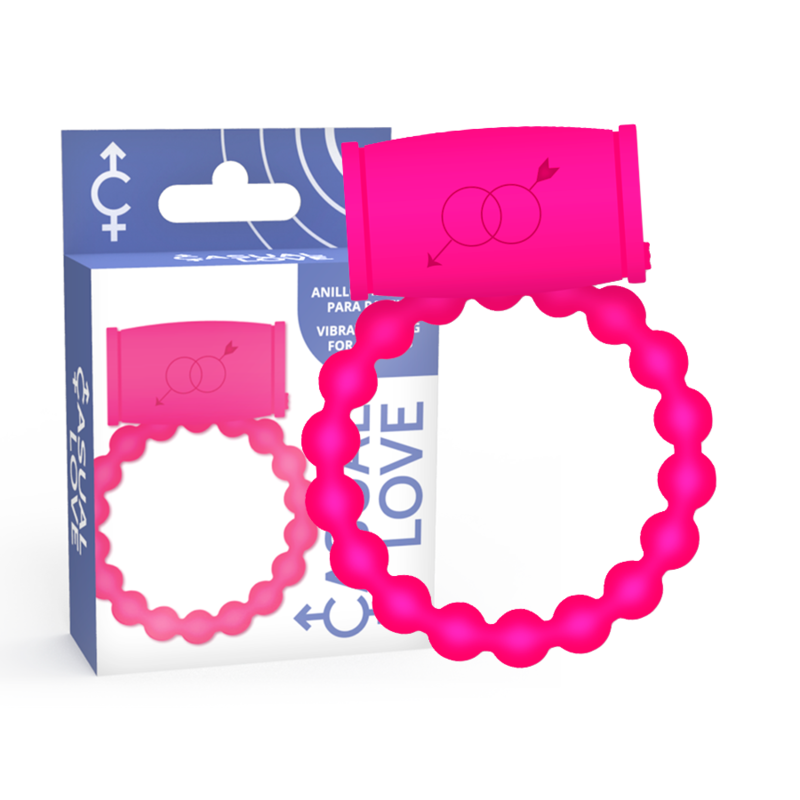 CASUAL LOVE Ring 25 Pink, anillo peneano flexible