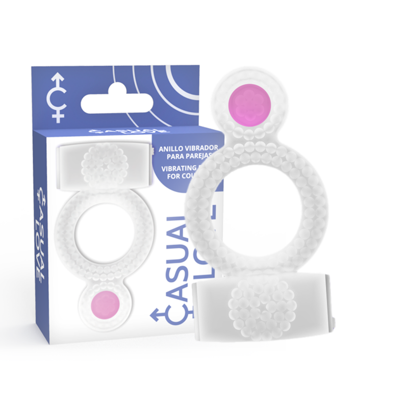 Anillo para el pene vibrador CASUAL LOVE Double Pleasure