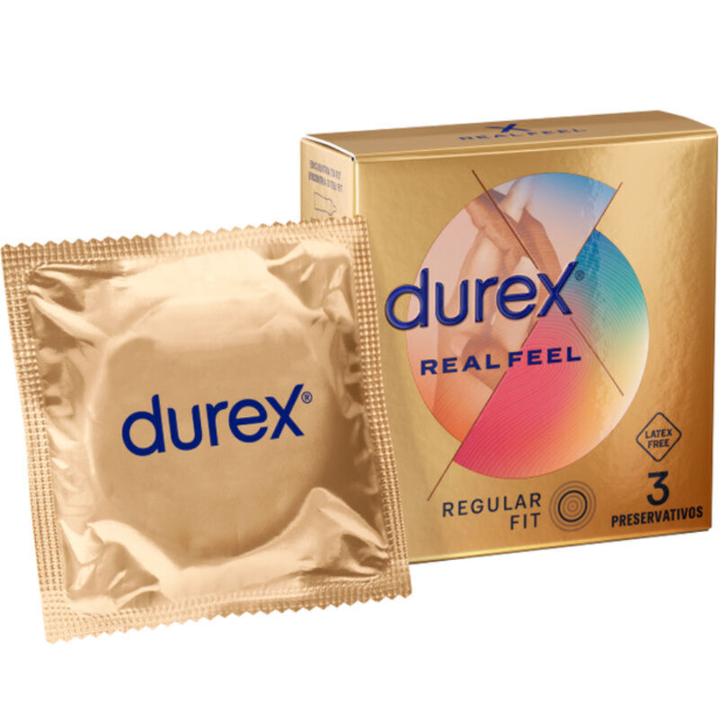 Preservativos sin látex Durex RealFeel, 3 unidades