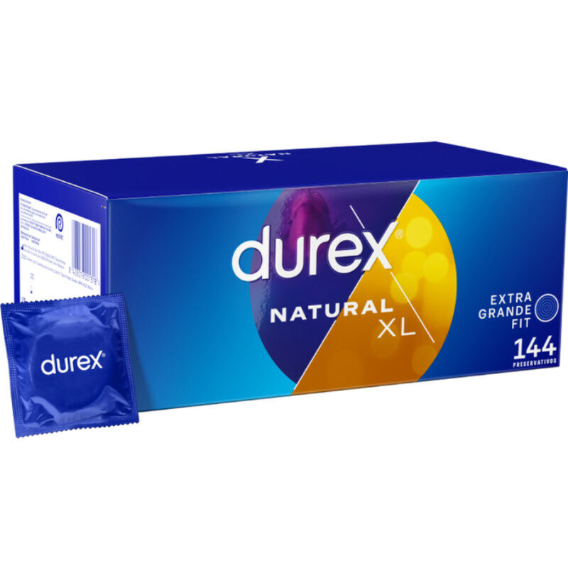 Preservativos grandes Durex Extra Large XL, 144 unidades