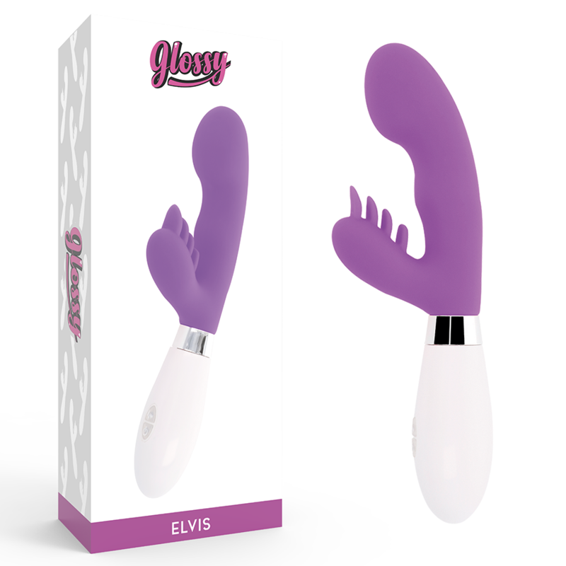 Vibrador Rabbit GLOSSY Elvis, lila