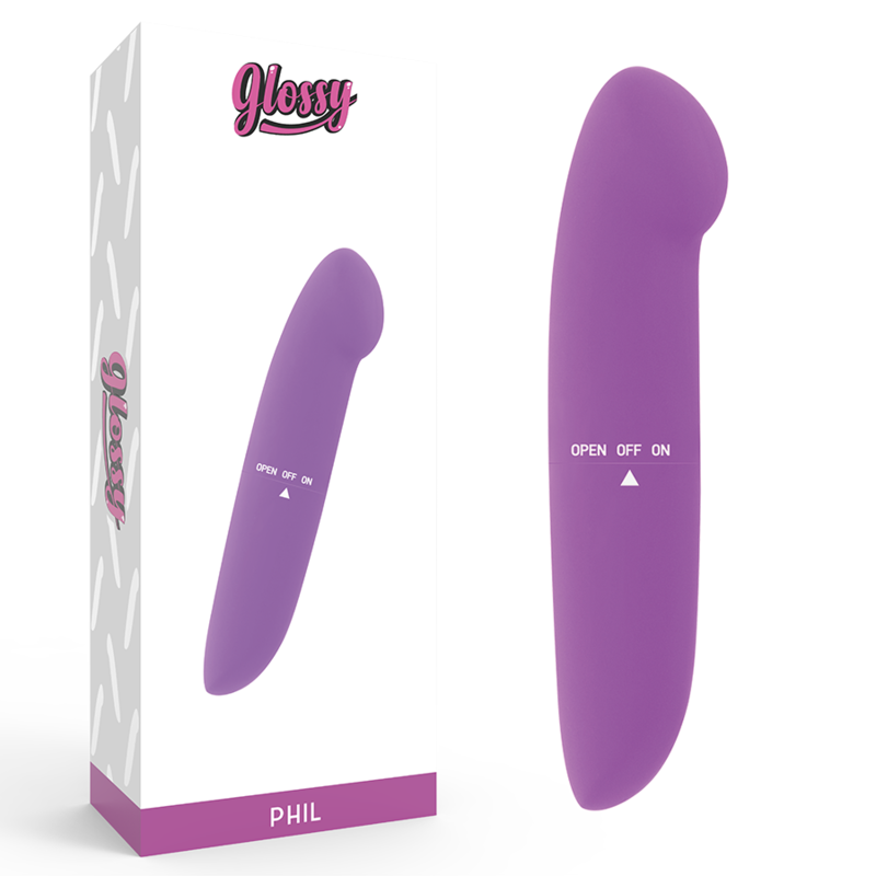 Minivibrador GLOSSY Phil, lila