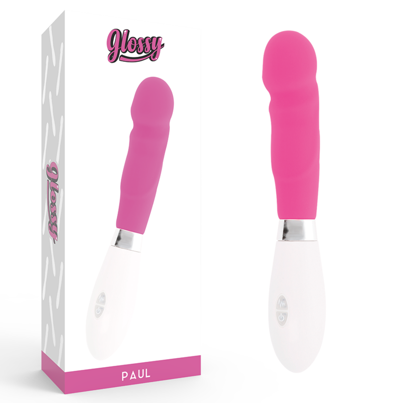 Vibrador de punto G GLOSSY Paul, rosa