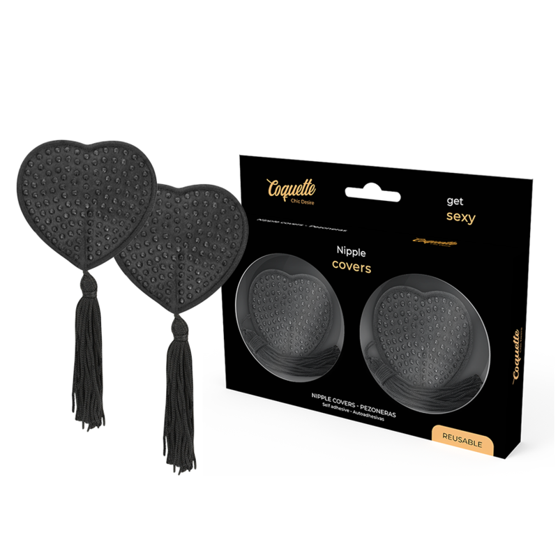 Cubrepezones Coquette Chic Desire negros