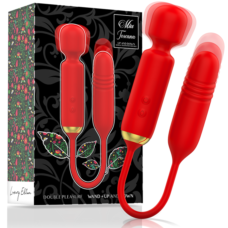 MIA Toscana Double Pleasure Wand con movimiento automático