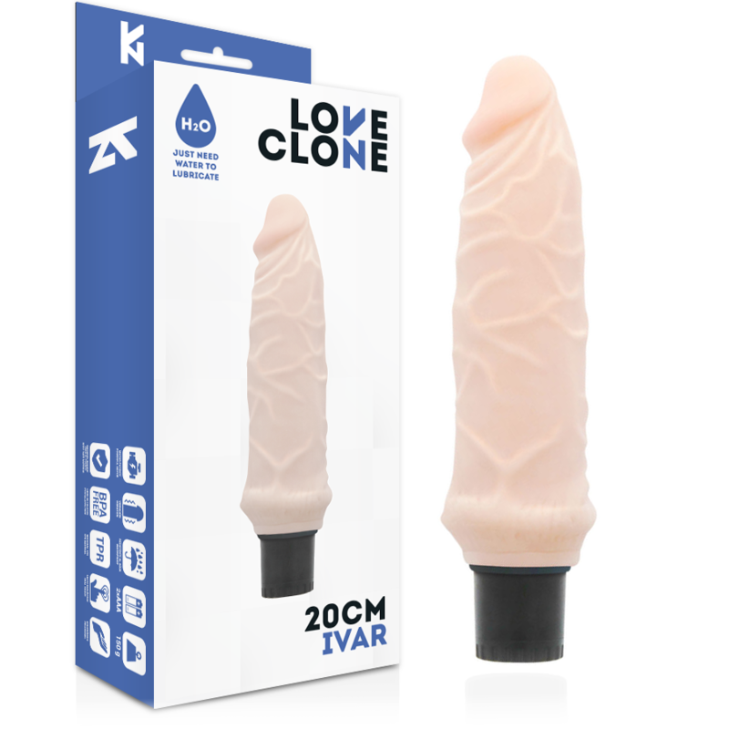LOVECLONE Ivar, vibrador realista con autolubricación