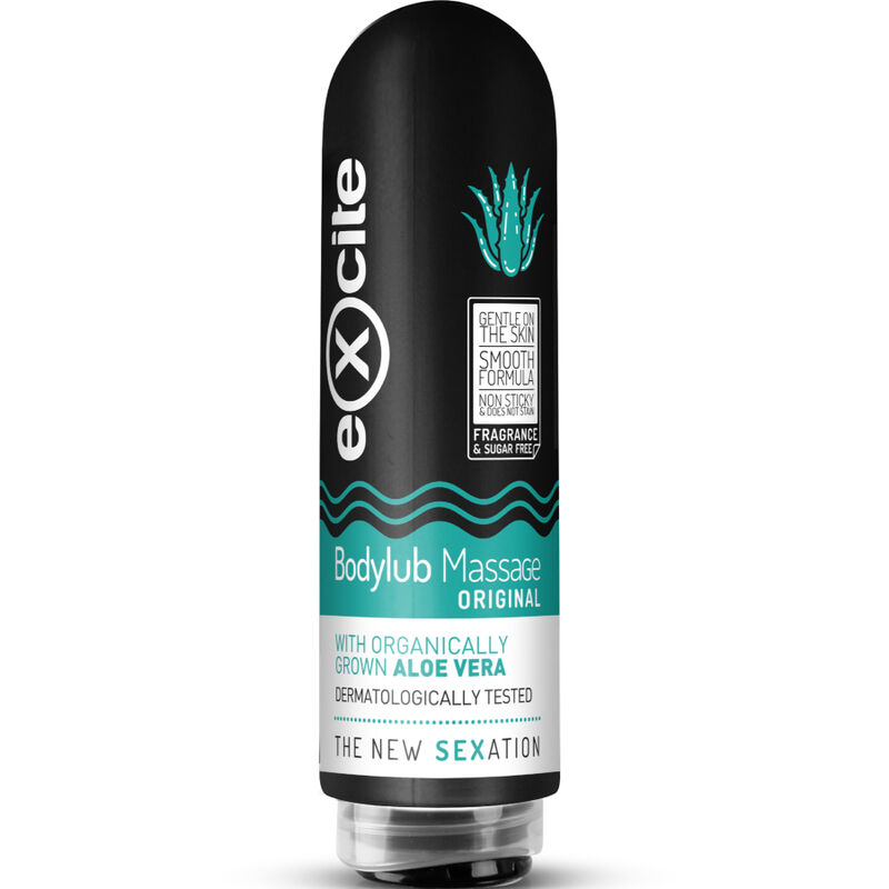 Gel de masaje EXCITE Bodylub Massage Original con aloe vera, 200 ml
