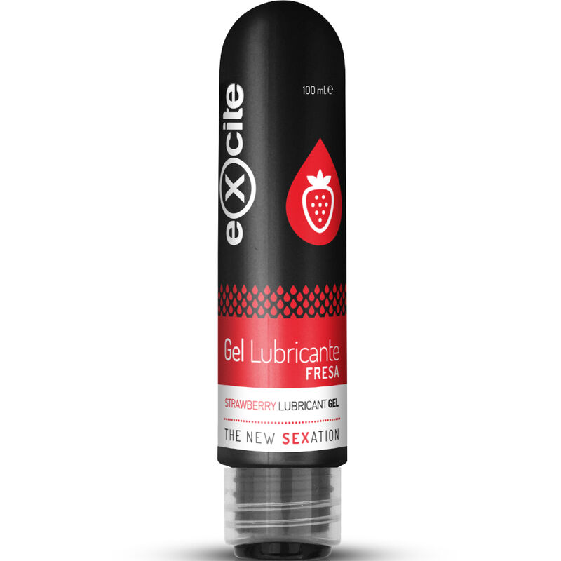 Lubricante EXCITE con sabor a fresa, 100 ml