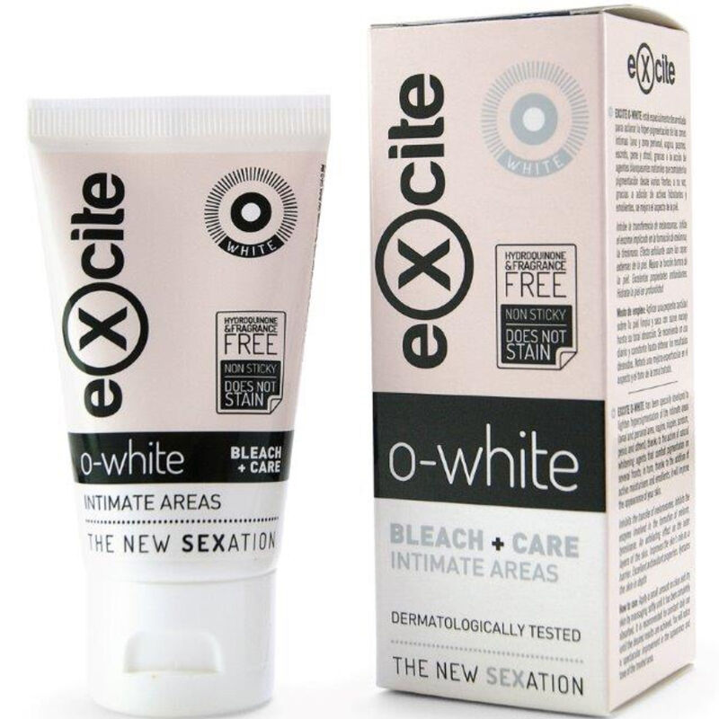 EXCITE O WHITE Crema de cuidado para la piel íntima, 50 ml