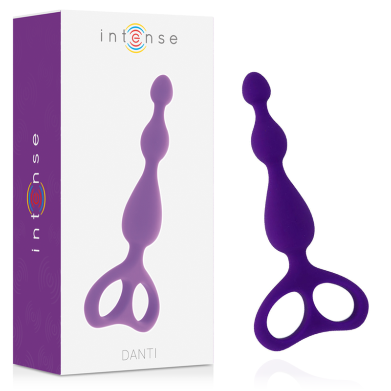 Estimulador anal INTENSE Danti de silicona, color lila