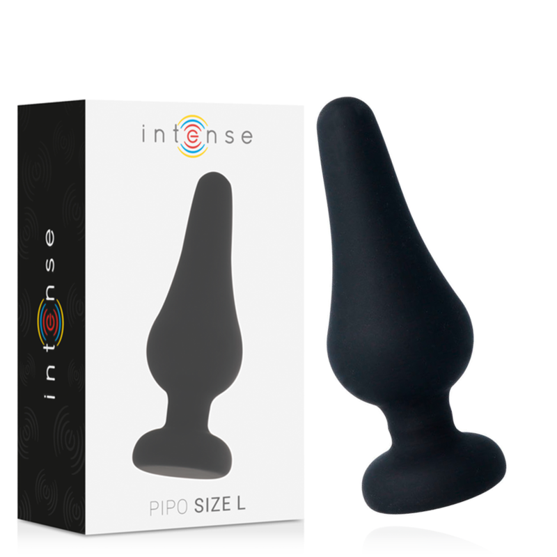 Plug anal de silicona INTENSE Pipo, 13 cm