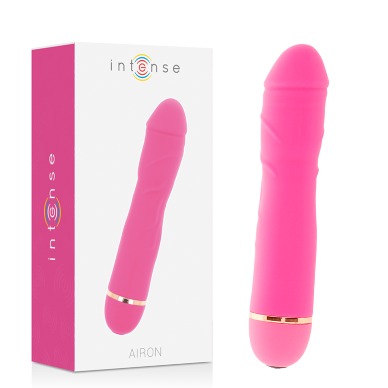 Vibrador de silicona INTENSE Airon, rosa