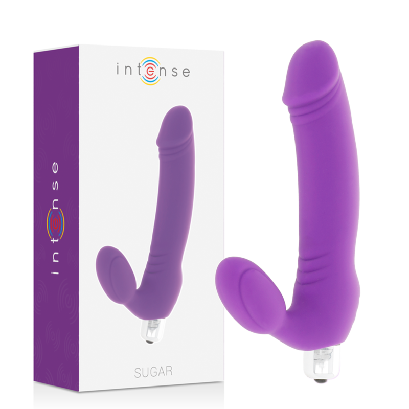 Vibrador rabbit INTENSE Sugar de silicona, color lila