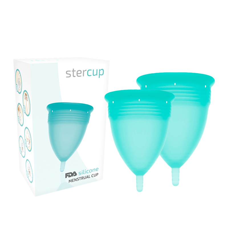 Copa menstrual de silicona hasta 12 h, apta para deporte, discreta y suave STERCUP