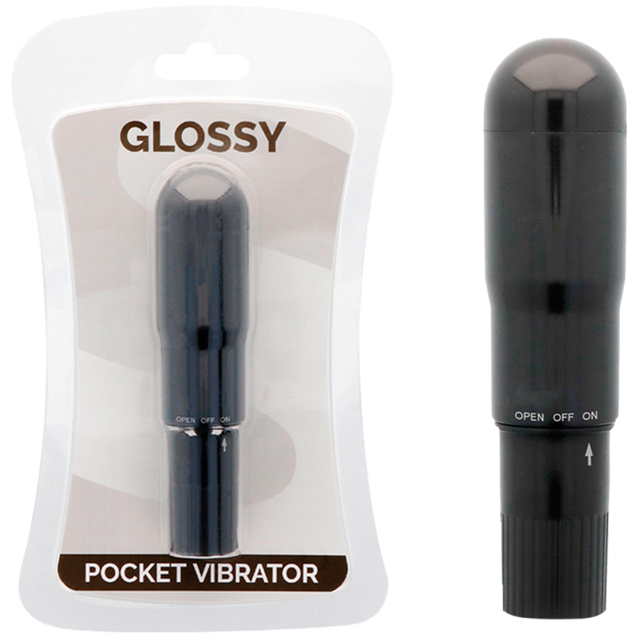 Minivibrador GLOSSY Pocket, negro