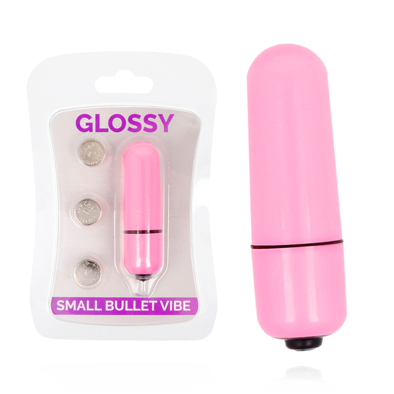 Minivibrador GLOSSY Small Bullet Deep Rose