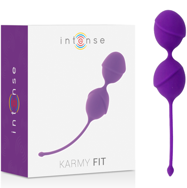 Bolas chinas INTENSE Karmy Fit de silicona, color lila
