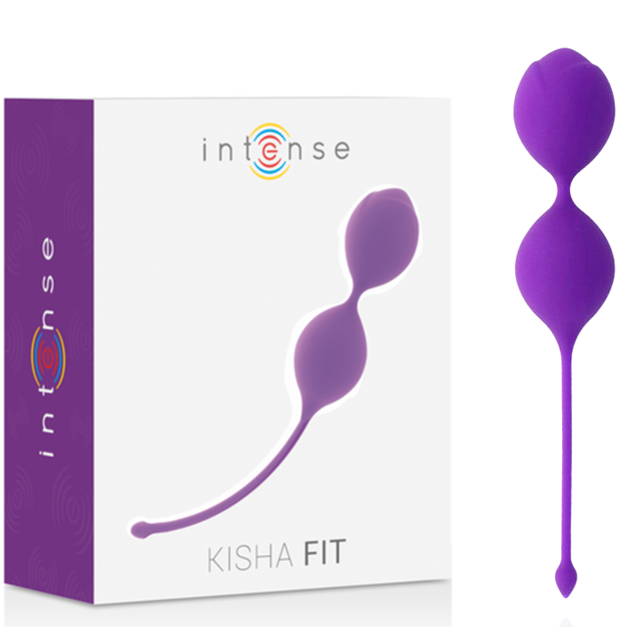 Bola china de silicona INTENSE Kisha Fit, color lila
