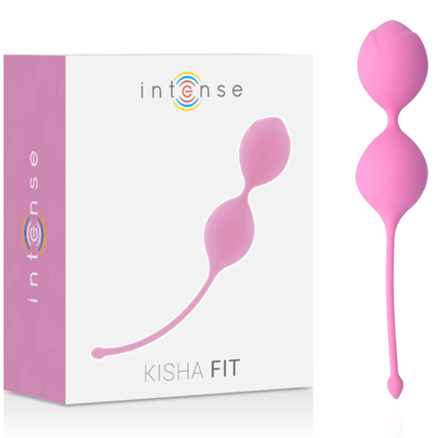 Bolas chinas de silicona INTENSE Kisha Fit, rosas