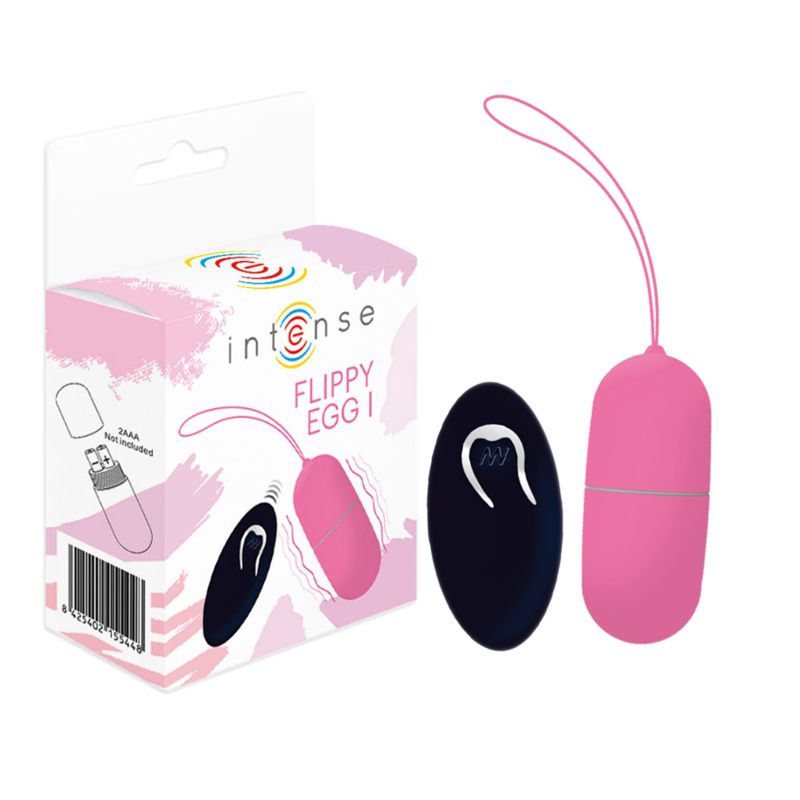 Huevo vibrador INTENSE Flippy I con mando a distancia, rosa