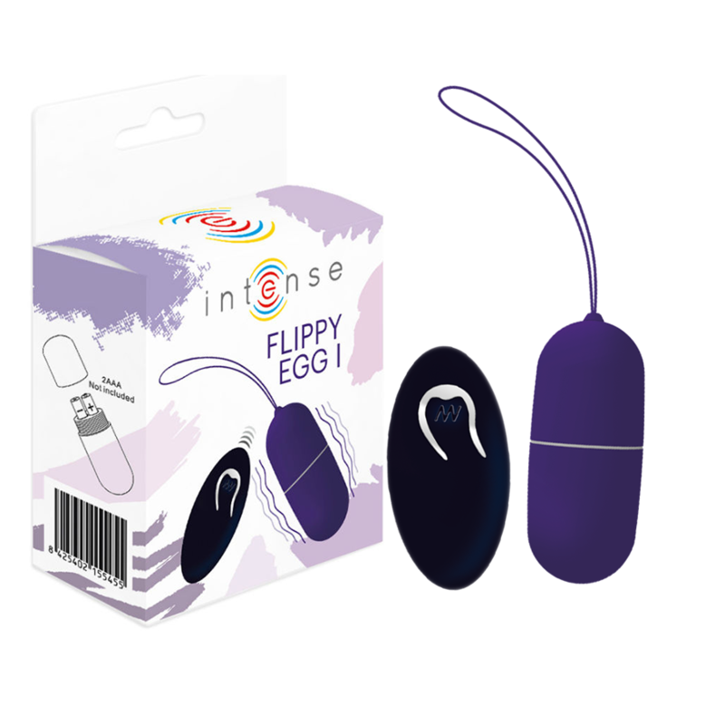 Huevo vibrador INTENSE Flippy I con mando a distancia, lila