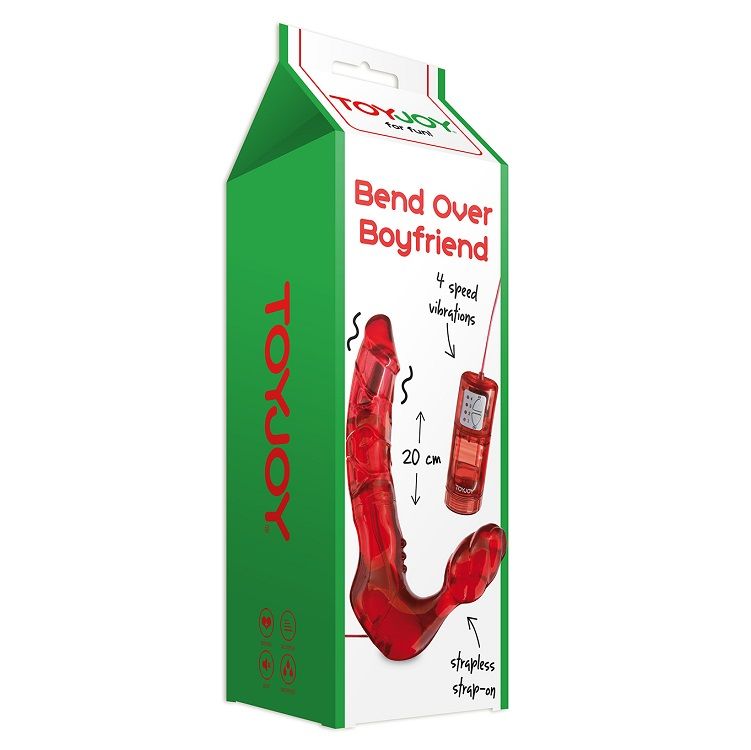 Arnés strapless con vibración TOYJOY Bend Over Boyfriend