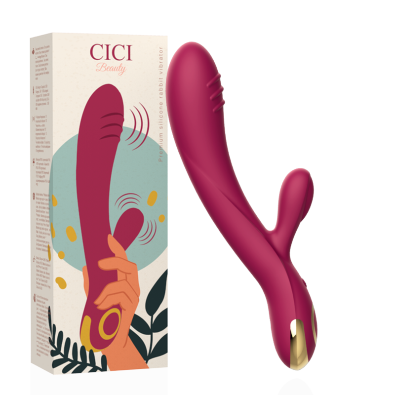 Vibrador rabbit CICI BEAUTY de silicona