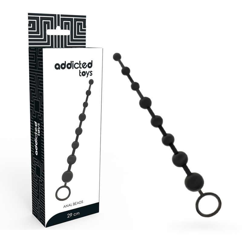 Cadena anal ADDICTED TOYS con 8 bolas, 29 cm