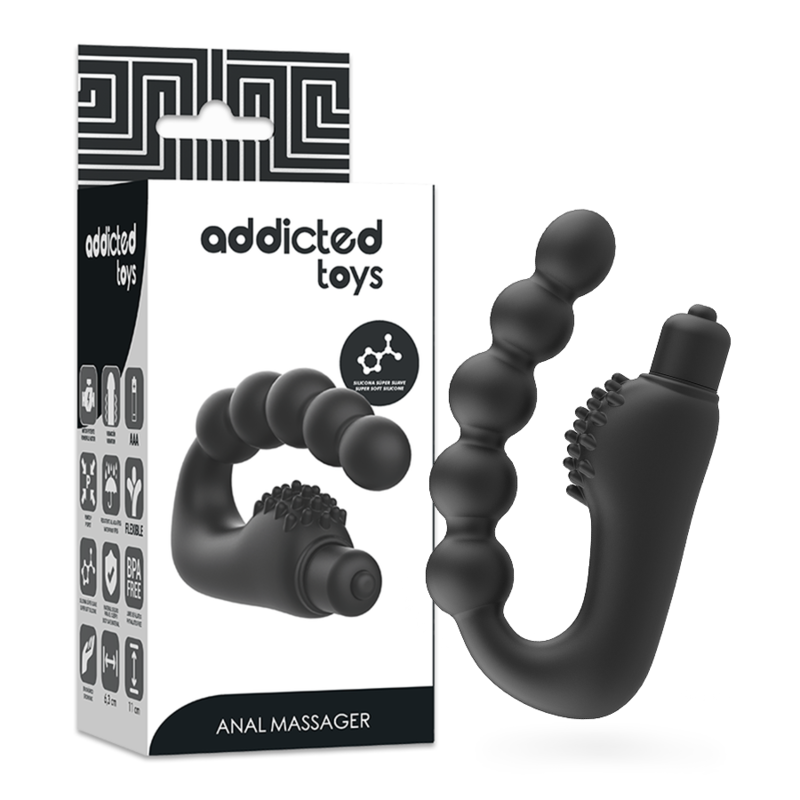 ADDICTED TOYS vibrador anal para próstata y perineo