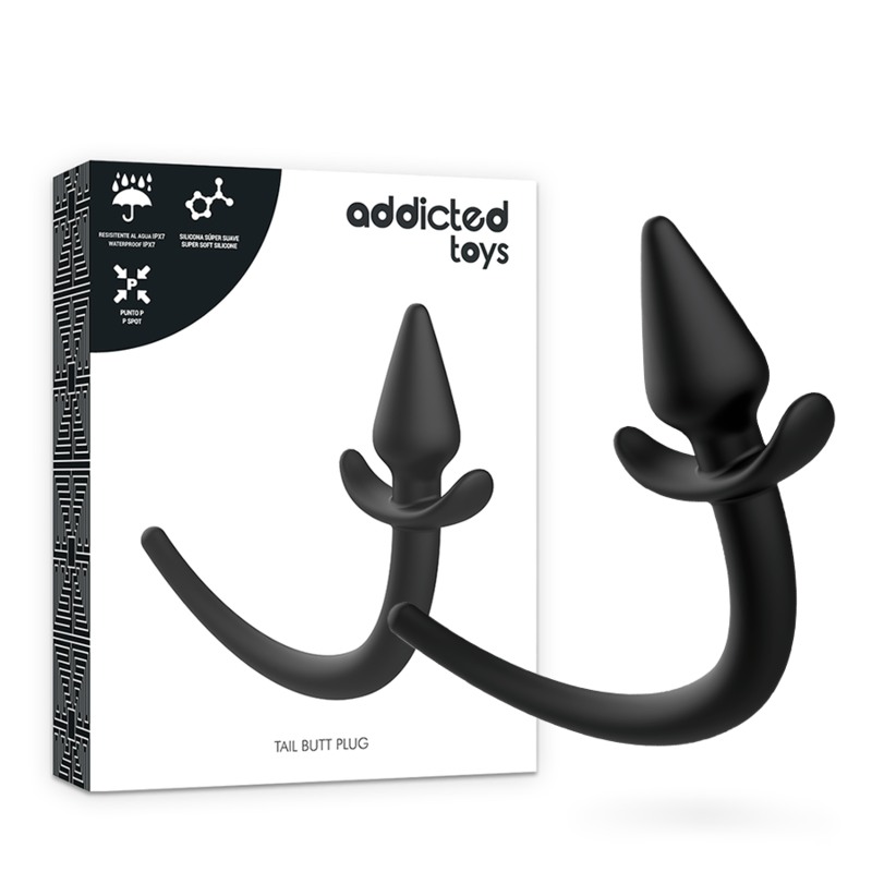 Tapón anal ADDICTED TOYS Puppy Tail de silicona