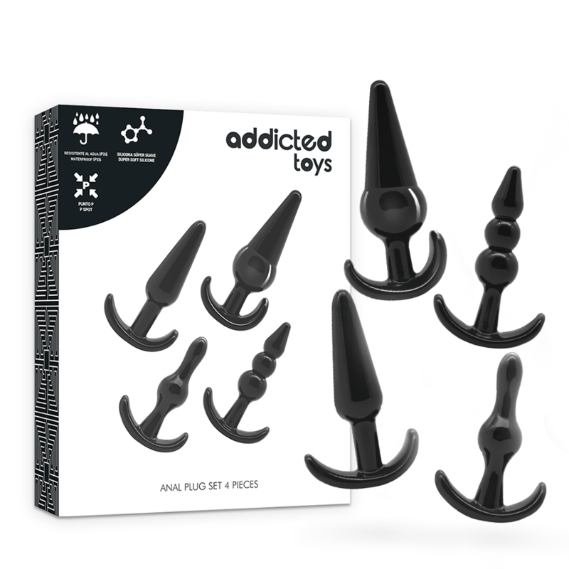 ADDICTED TOYS Set de 4 plugs anales flexibles