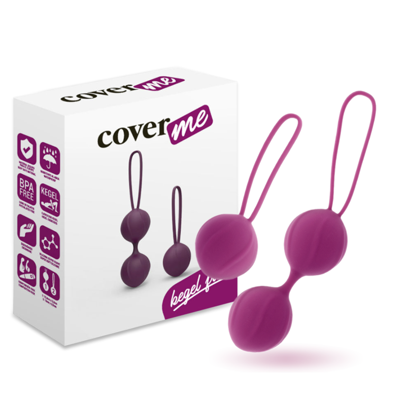 Set de bolas chinas COVERME Kegel Fit en color lila