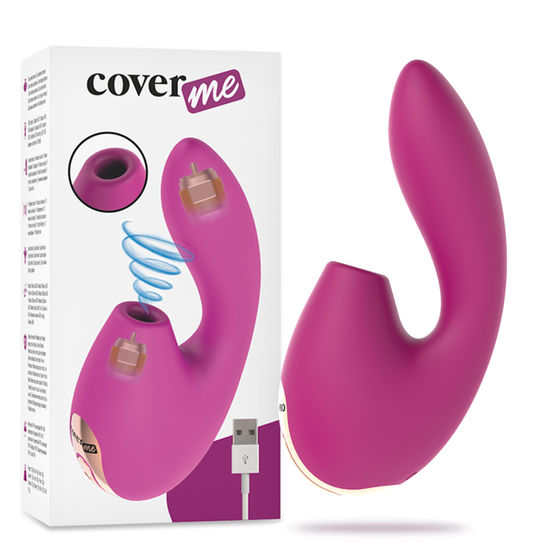Vibrador de ondas de presión COVERME Rush con estimulación del punto G