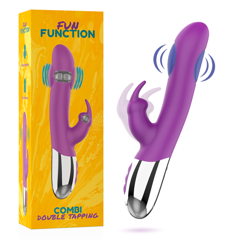 FUN FUNCTION Combi Double Tapping, vibrador de doble estimulación