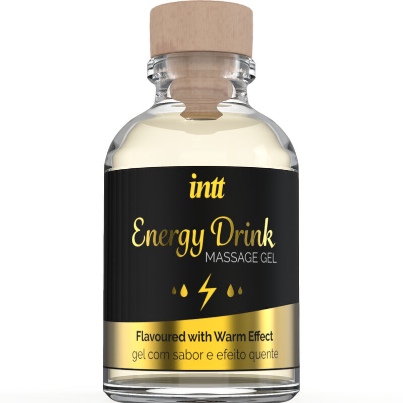 Gel de masaje INTT Energy Drink con efecto calor