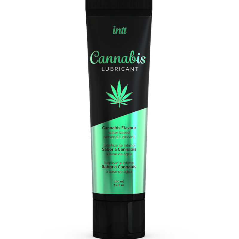 Lubricante INTT con sabor a cannabis, 100 ml