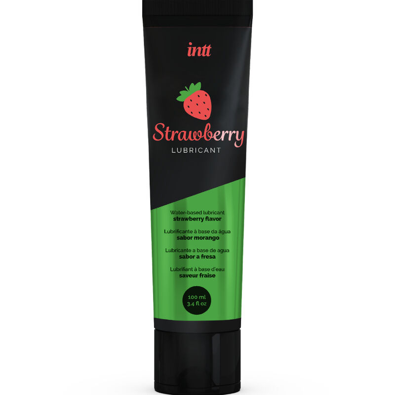 Lubricante INTT con sabor a fresa, 100 ml