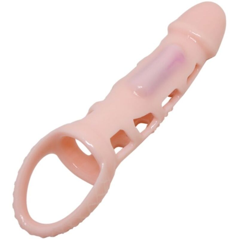 Funda para pene Pretty Love Harrison con vibración, 13,5 cm