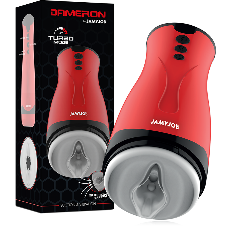 Masturbador vibrador con función de succión JAMYJOB Dameron