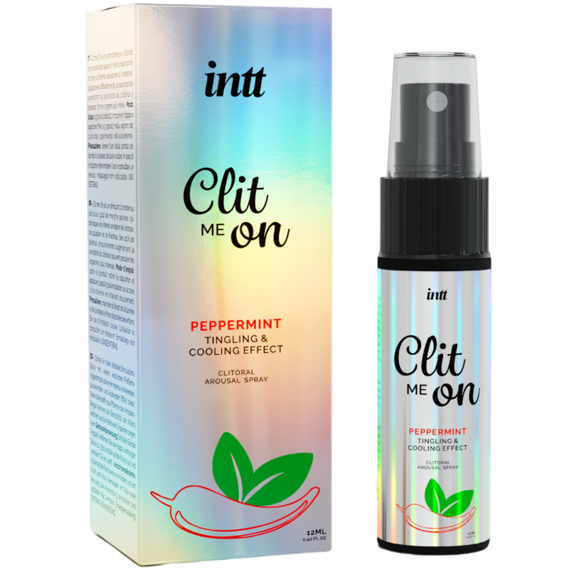 INTT RELEASES Clit Me On spray de menta, 12 ml