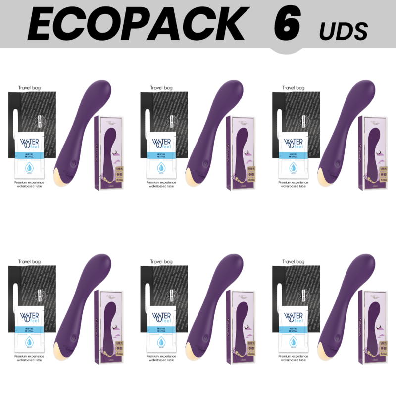 Ecopack 6 Unidades Vibrador De Punto G Hansel Treasure Compatible Con Watchme Wireless Technology