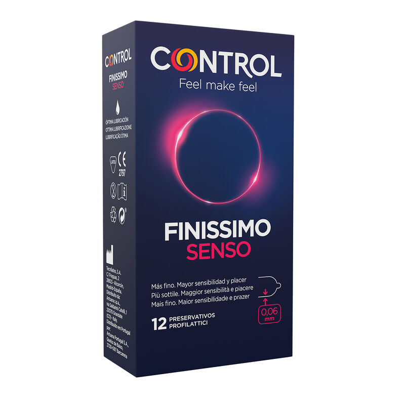 Preservativos finos Control Adapta Senso, 12 unidades