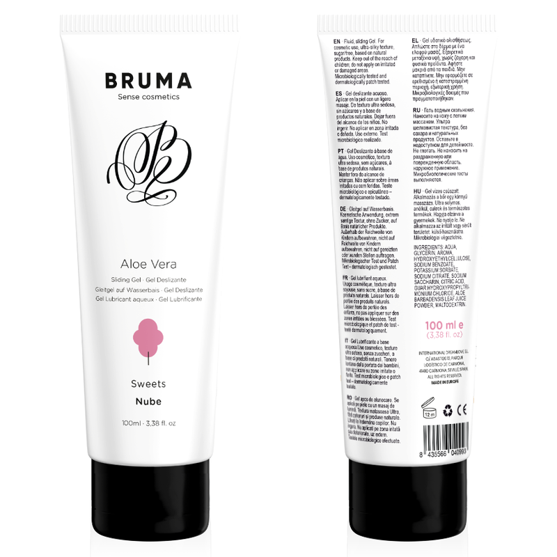 Lubricante BRUMA con sabor a aloe vera, 100 ml