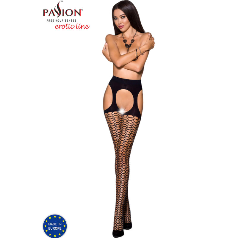 Medias de 40 DEN con liguero para un look seductor y una sujeción cómoda PASSION