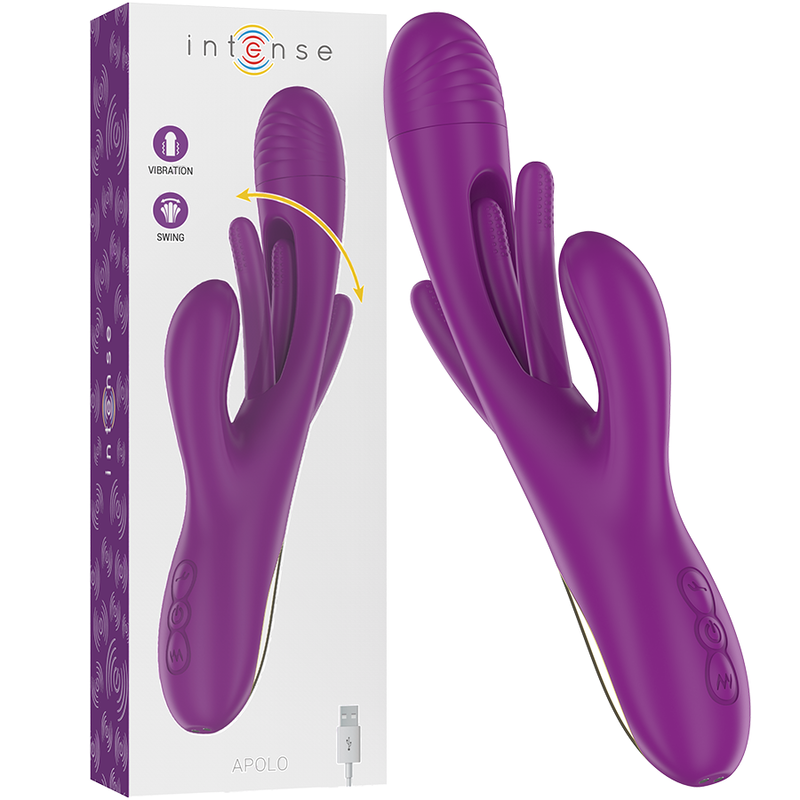 INTENSE APOLO Vibrador con lengua móvil
