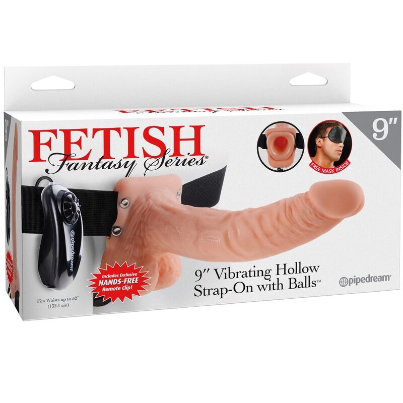 Set de arnés con consolador Fetish Fantasy Series con mando a distancia, 24 cm