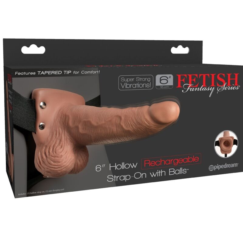 Dildo Fetish Fantasy Series con arnés ajustable, 15 cm