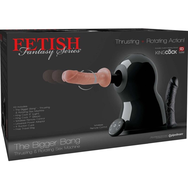 Fetish Fantasy Bigger Bang máquina sexual con rotación