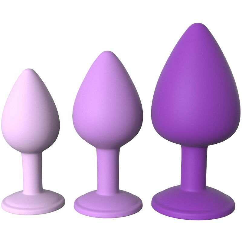 Set de 3 plugs anales Violet de FANTASY FOR HER